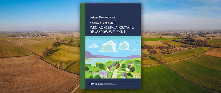Obrazek przedstawia okładkę publiakcji na tle obszarów wiejskich