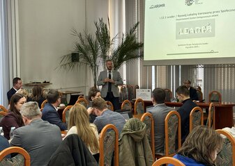 Zdjęcie przedstawia Zastępcę Prezesa Agencji Restrukturyzacji i Modernizacji Rolnictwa