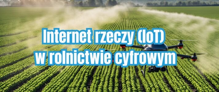 Dron opryskuje pole.