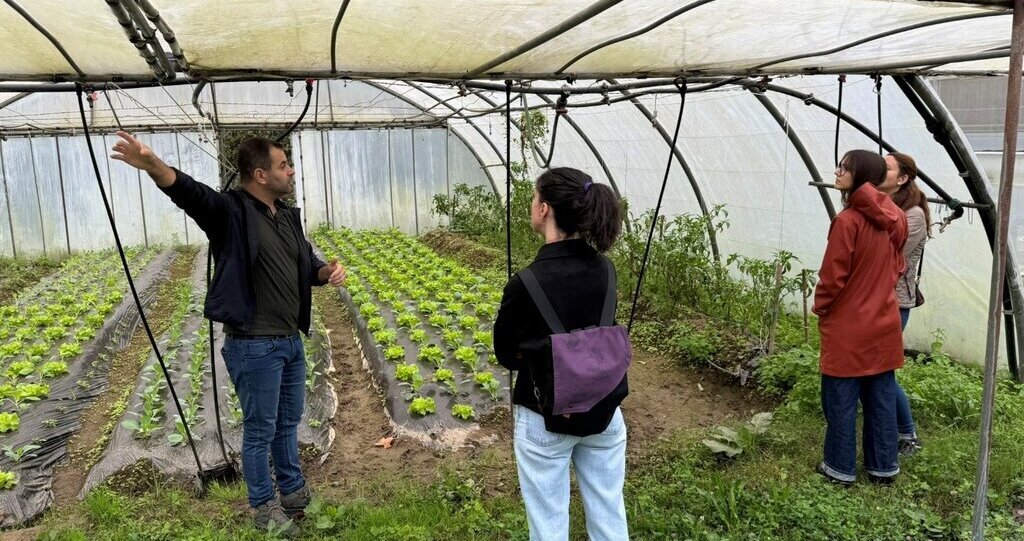 Obrazek przedstawia uczestników wyjazdu - produkcja roślinna.