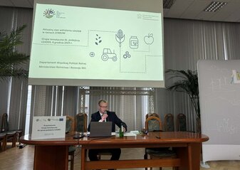 Zdjęcie przedstawia przedwodniczącego GTL