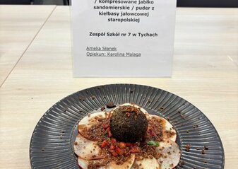 Obrazek przedstawia danie które zajęło III miejsce w konkursie