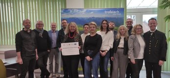 Obrazek przedstawia uczestników w urzędzie gminy Trofaiach