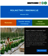 Obrazek przedstawia okładkę wrześniowego wydania biuletynu KSOW+