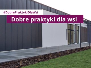 Zdjęcie przedstawia budnek powstały w ramach projektu