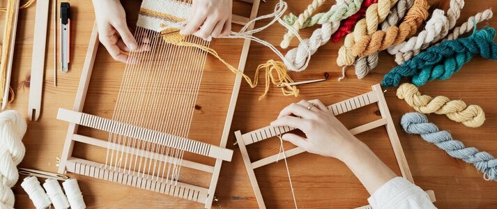 Zdjęcie przedstawia tkanie 