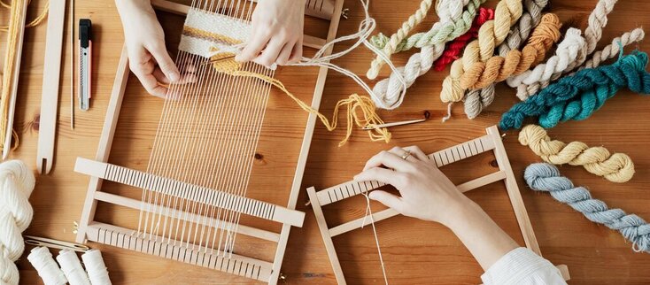 zdjecie przedstawia tkanie