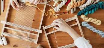 Zdjęcie przedstawia tkanie 